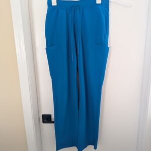 Women's Blue Drawstring Pants